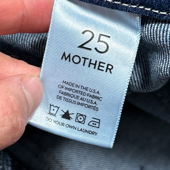 MOTHER Women's Blue Flare Jeans - Picture 8 of 11